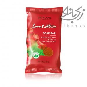 Love nature soap bar energising mint & raspberry code:32604